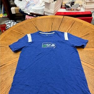 Fanatics Seattle Seahawks Blue Crew Neck Shirt